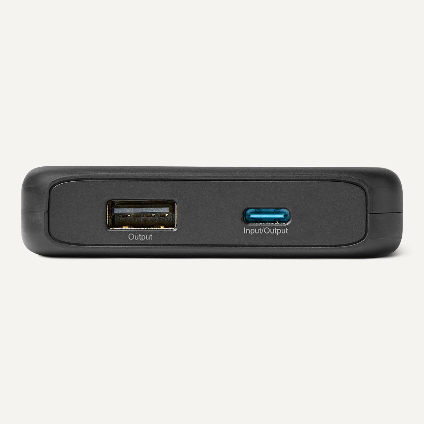 Amazon Basics Slim Portable Charger Power Bank with LED Display, 10,000 mAh, Black