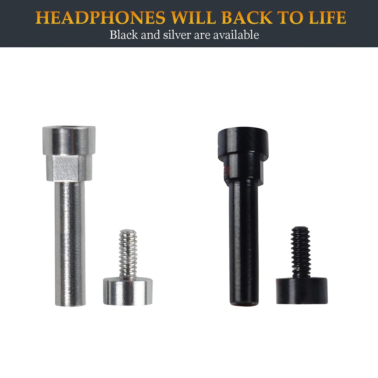 QC35 Hinge Screws Fit Great QuietComfort 35 II Hex Screw, Metal Hinge Swivel Screw Hinge Pin Parts Replacement for Bose QuietComfort 35 II/QC35