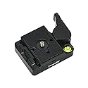 323 RC2 Quick Release Plate Adapter, Rapid Connect Adapter with Quick Release Plate Compatible for Manfrotto Monopod, Manfrotto Tripod Ball Head