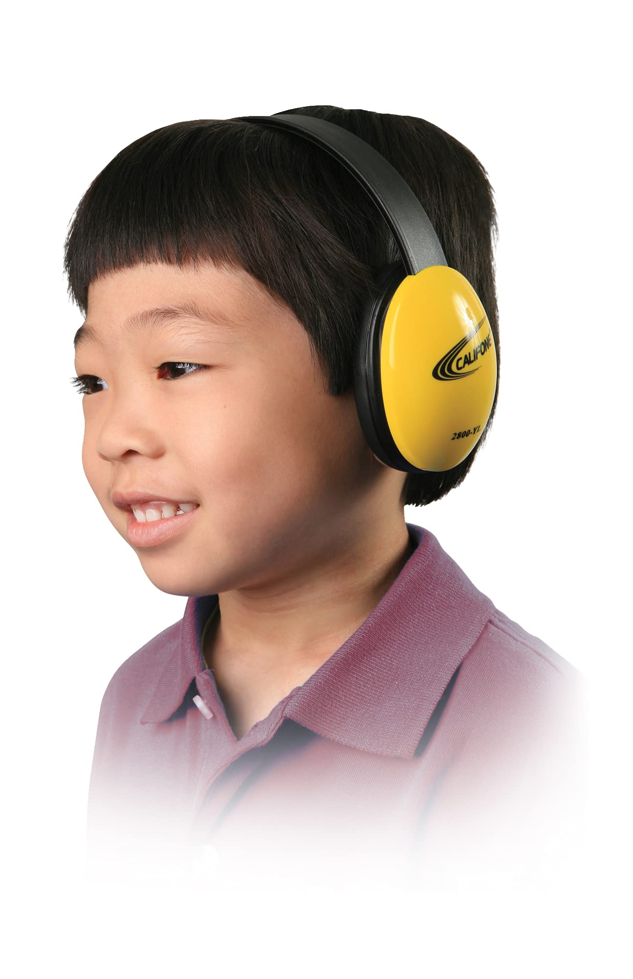 Califone 2800-YL Listening First Stereo Headphones, Yellow