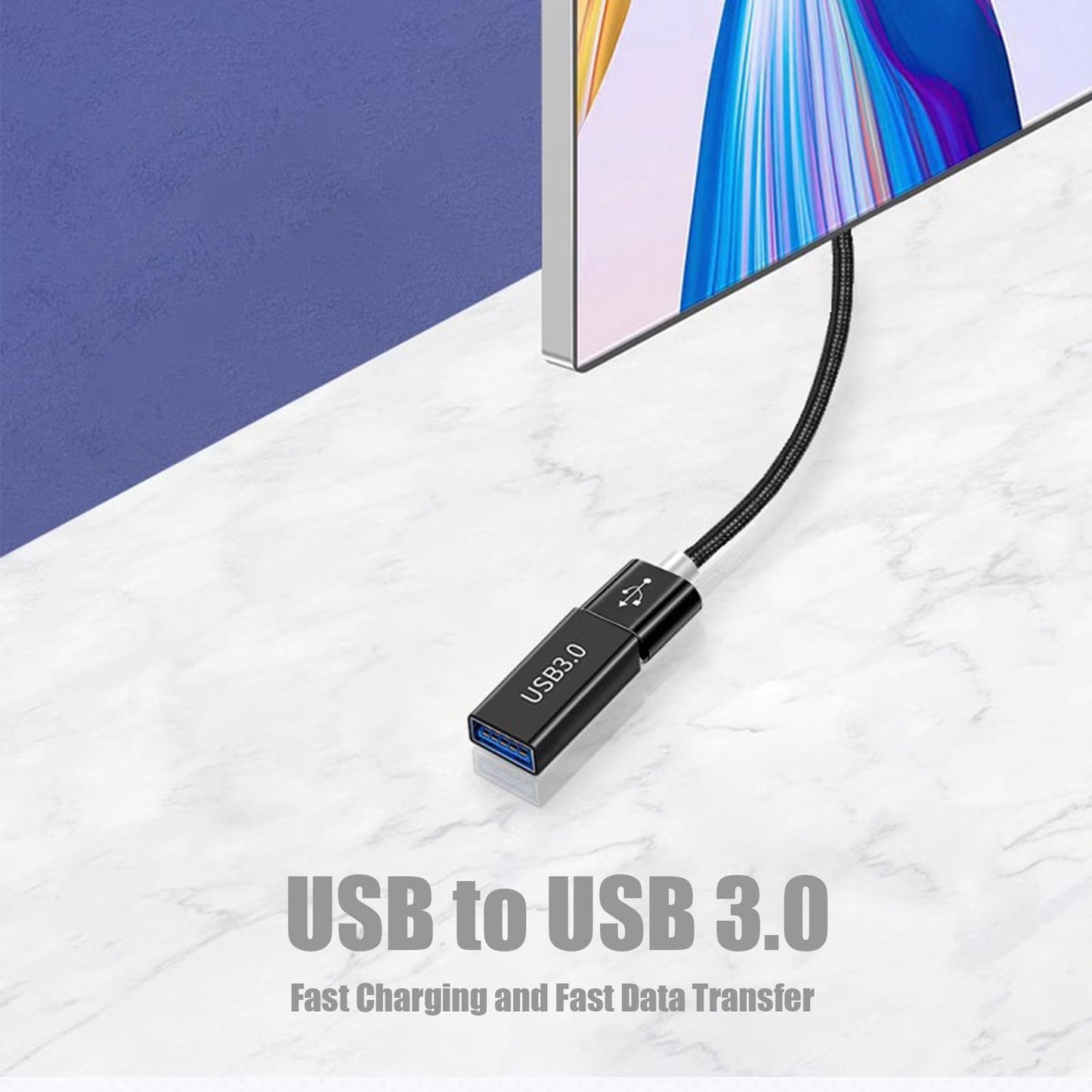 4Pack USB Female to Female Adapter for Connecting Two USB Male Ends Devices, Compatible with MacBook Pro/Air, IPad Pro Google Pixel,Apple Etc.