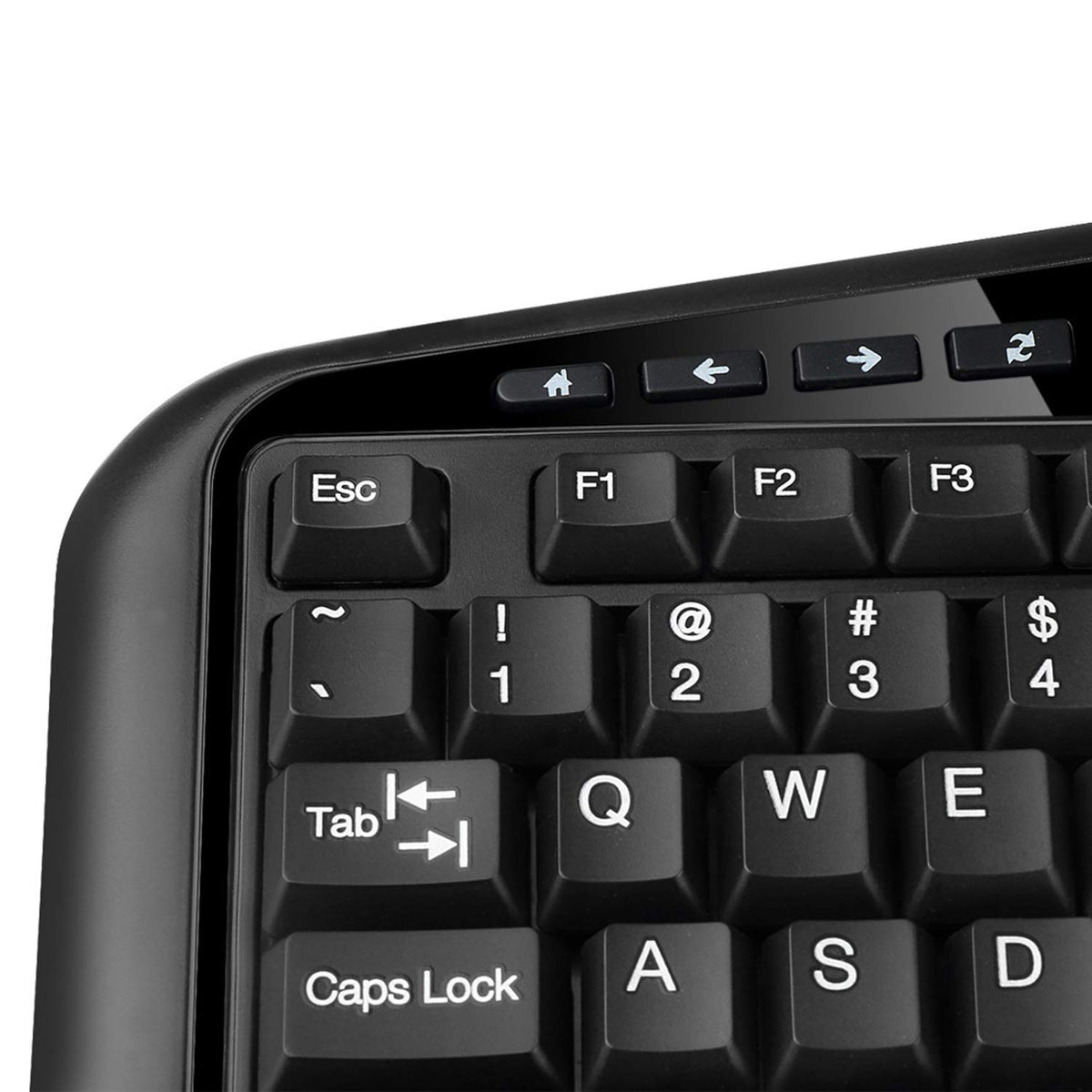 Adesso TruForm AKB-150SB-TAA Smart Card Reader Keyboard, Black