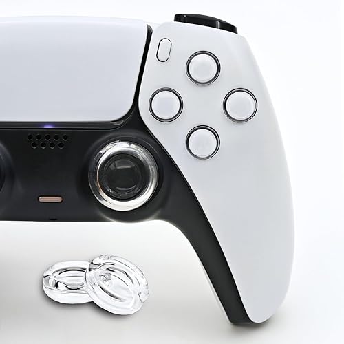 Luck&Link for PS5 Dualsense Thumb Grips, Joystick Caps for PS5, Thumbstick Cover (for PS5 Dualsense)