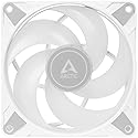ARCTIC P14 PWM PST A-RGB - PC Fan, 140mm PWM Case Fan, Optimised for Static Pressure, Semi-Passive: 200-1900 RPM (0 RPM <5%), 5V 3 Pin A-RGB LED