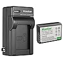 Kastar 1-Pack Battery and AC Wall Charger Replacement for Canon LP-E10 LPE10 Battery, Canon LC-E10 LC-E10N Charger, Canon EOS Rebel T7, EOS 1100D, EOS