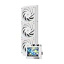 Thermalright Mjolnir Vision 360 ARGB White AIO CPU Liquid Cooler,IPS LCD Screen with 320 * 240 Resolution,for AM4/AM5 and LGA1700/1851,’3.5