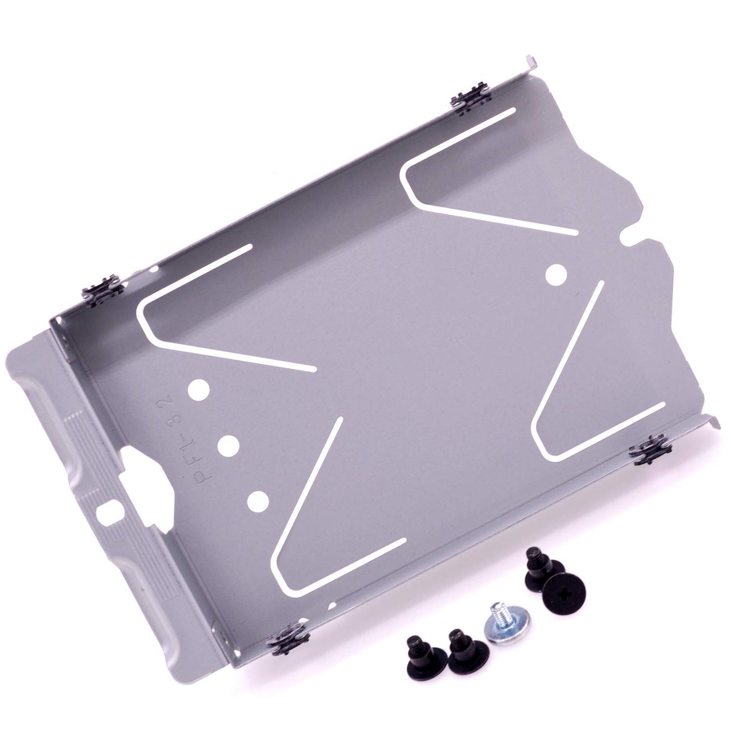 Hard Drive Caddy Tray Metal SATA HDD Mounting Bracket Holder with Screws Replacement for PS4 CUH-1200 CUH-1215A