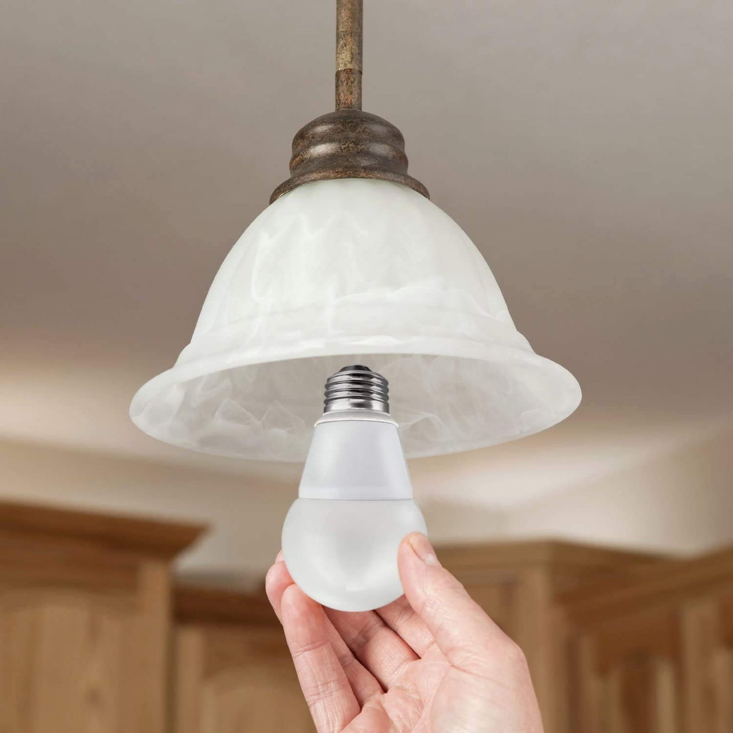 TCP Eco$ave LED 60 Watt Equivalent | 4 Pack | Daylight (5000K) Shatter Resistent | 730 Lumens | 6,000 Hour | Non-Dimmable Light Bulbs