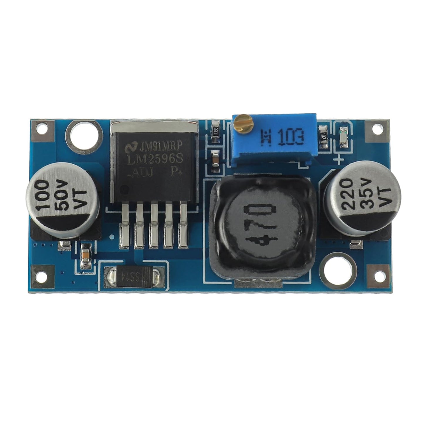 EPLZON LM2596S Buck Converter Buck Module DC-DC 3.2-35V to 1.25-30V 3A Voltage Adjustable Buck Converter Module(Pack of 6 Pcs)