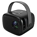 RCA RPJ264 Portable Home Theater Projector - Premium Quality - White Brightness - Projector Compatible with PC, TV Box, PS4- HDMI/USB/VGA- (Black)