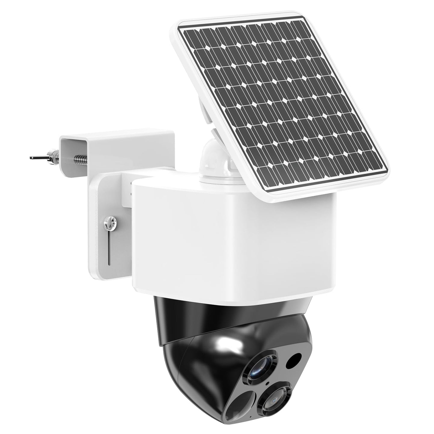 Metal Gutter Mount Compatible with Eufy Security SoloCam S340/SoloCam E30/E42, No-Drilling Easy Installation, Outdoor Security Camera Bracket