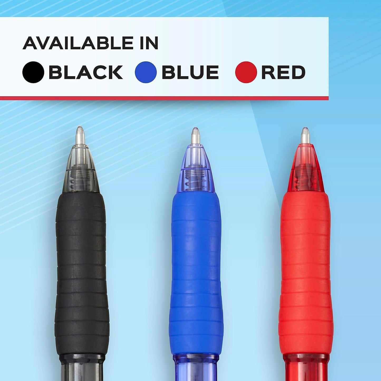 Paper Mate Profile Ballpoint Pen, Retractable, Medium 1 Mm, Black Ink, Translucent Black Barrel, 4/pack