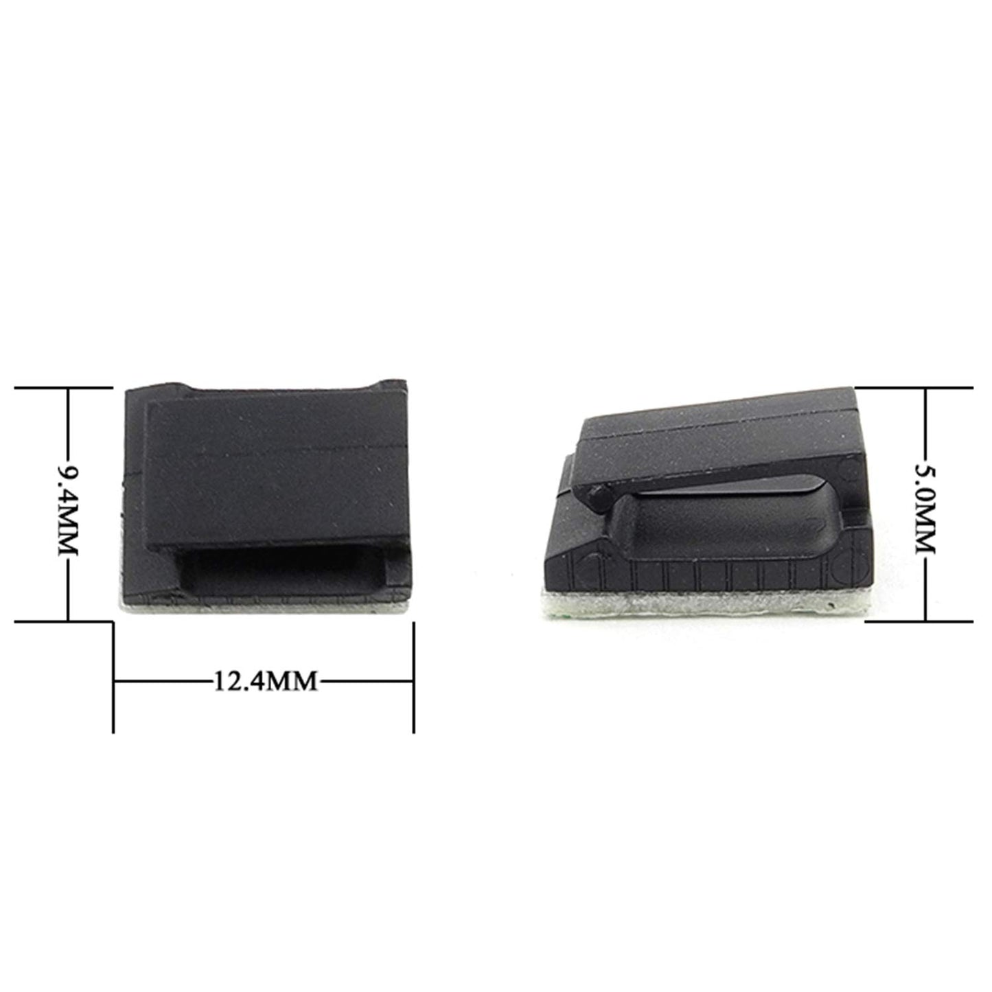 iSaddle Mini Self Adhesive Car Cable Ties Mounts Holder Adhesive Car Charging Cable Clips Camera/GPS Power Cord Wire Management Used