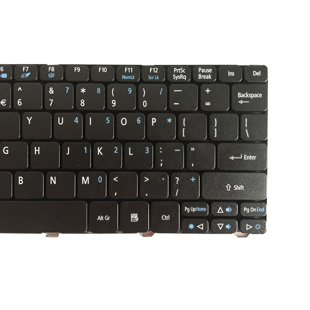 YUHUAI Laptop Replacement Keyboard Fit Acer Aspire ZE6 ZE7 D255E D255 D260 D257 D270 AOD255E NAV70 POVE US Layout (Black)