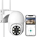 Neweyesee 2K WiFi Camera for Home Security - Outdoor 3MP Home Security Camera with Pan Tilt 360°View Color Night Vision Motion Detection 2 Way Audio