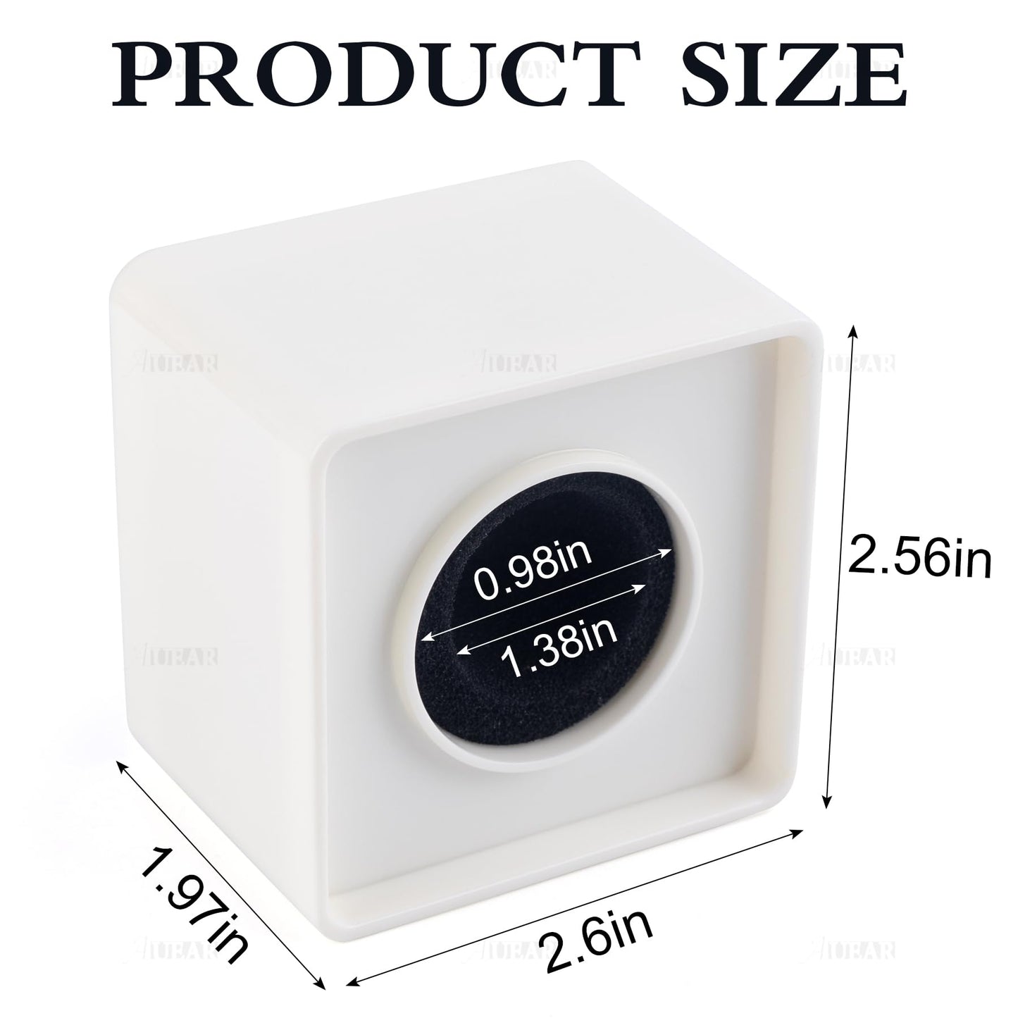 AUEAR, Square Mic Flag Cube Shaped Microphone Logo DIY Custom for News Interview