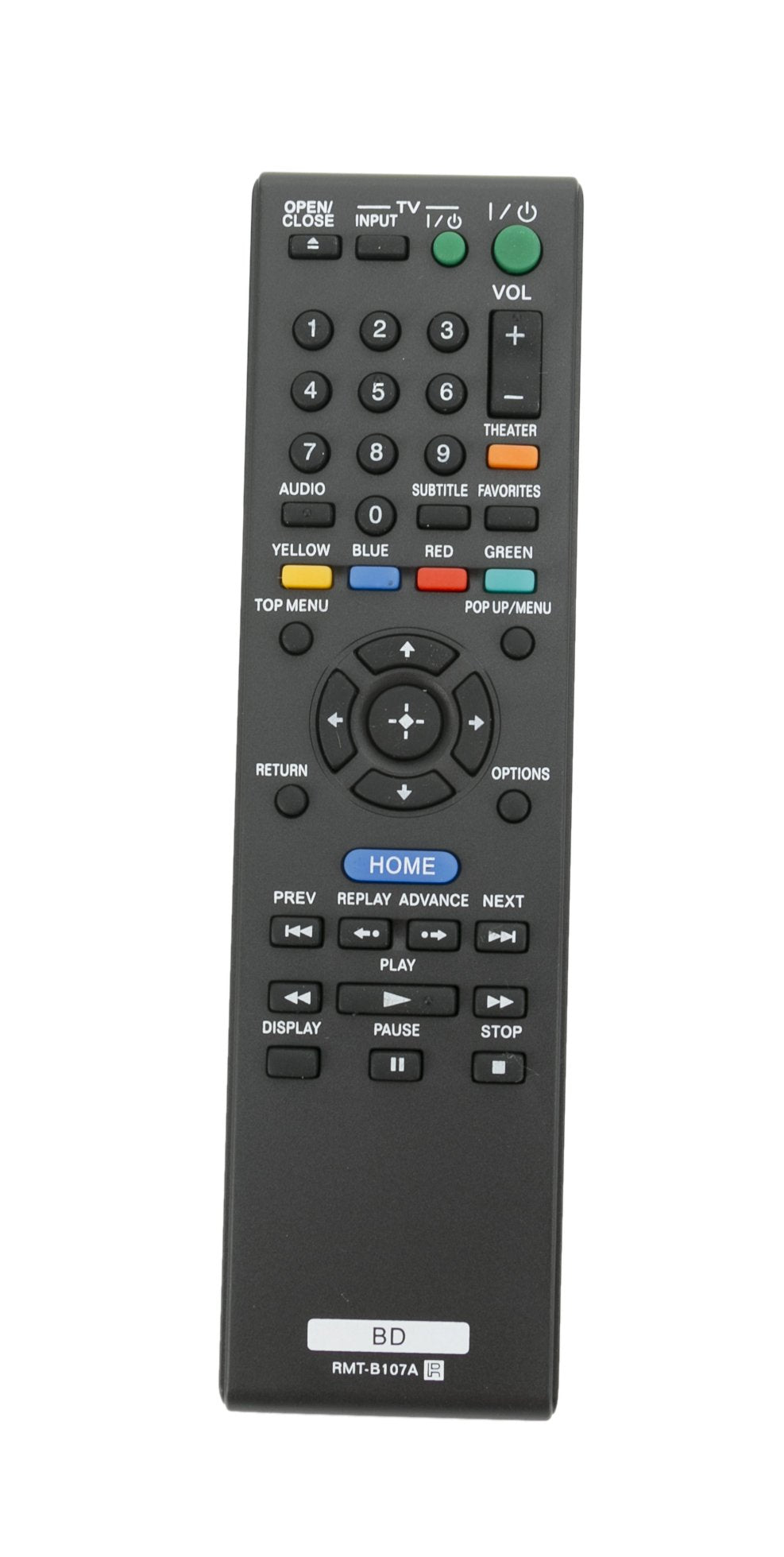 New Remote Control RMT-B107A fits for SONY BLU-RAY DISC PLAYER BDP-S270/WM BDP-S370 BDP-S470 BDP-S570 BDP-BX37 BDP-BX57 BDP-S270 BDP-S570/WM RMTB107A