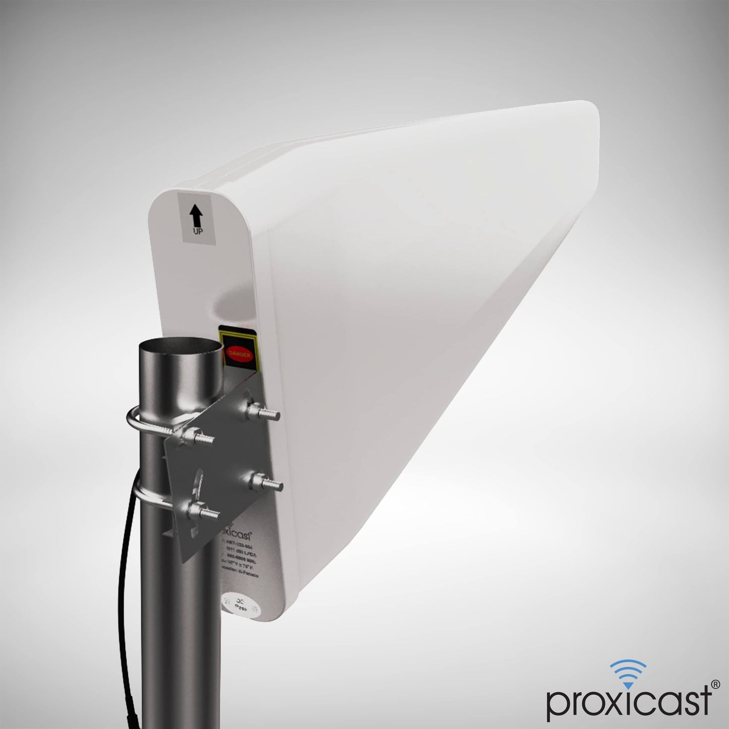 Proxicast 9/11 dBi Ultra Wideband High Gain 4G / 5G / CBRS/WiFi/Public Safety Band Fixed Mount Outdoor LPDA Directional Yagi Antenna (600-6000 MHz)
