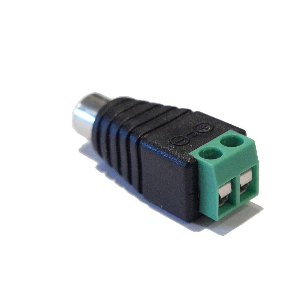HTTX RCA Female Plug to AV Screw Terminal Audio/Video Connector Adapter (10-Pack)