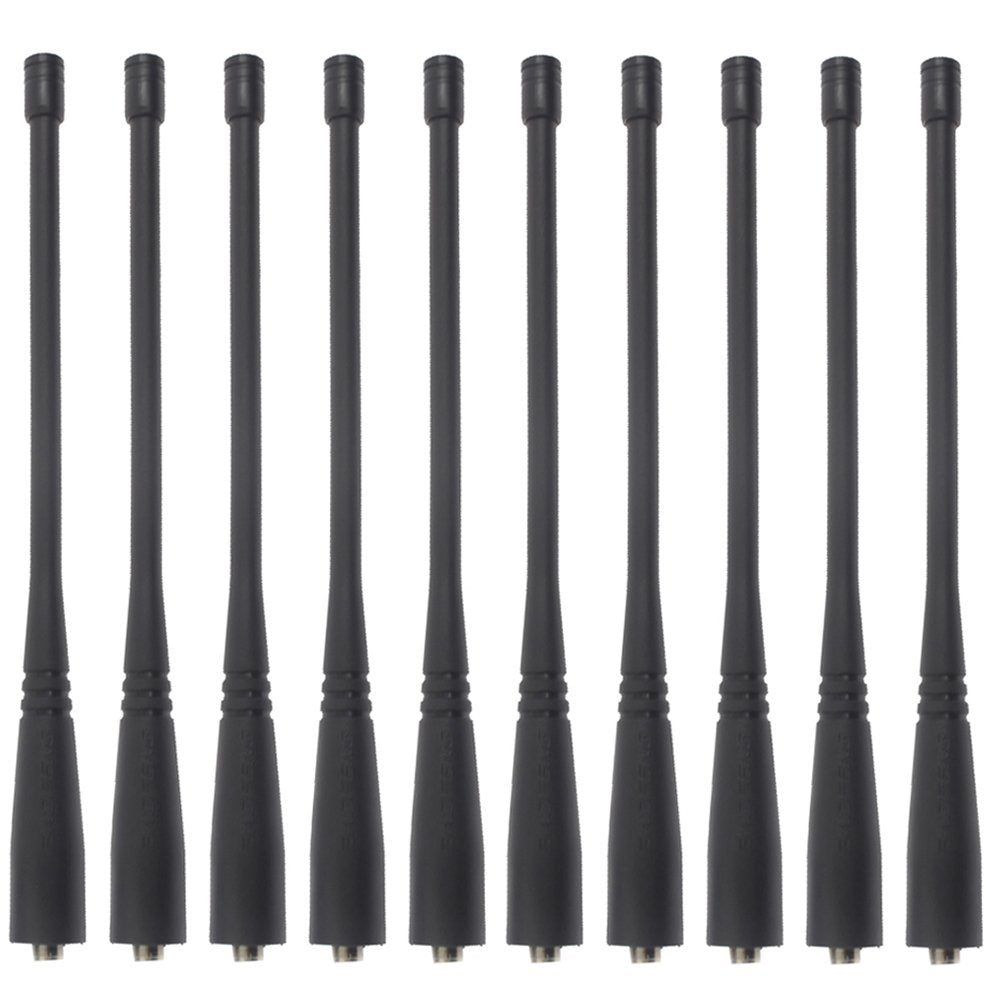 Tenq 10 × Dual Band Antenna SMA-f 136-174&400-520mhz for Baofeng Uv-5r/5ra/5rb/5rc/5rd/5re/5replus/3r+