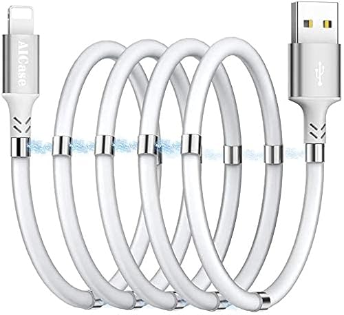 Magnetic Charging Cable,(3FT) Super Organized Charging Magnetic Absorption Nano Data Cable for Phone 14 13 12 11/XS/XS Max/XR/X/8/8 Plus/7/7…