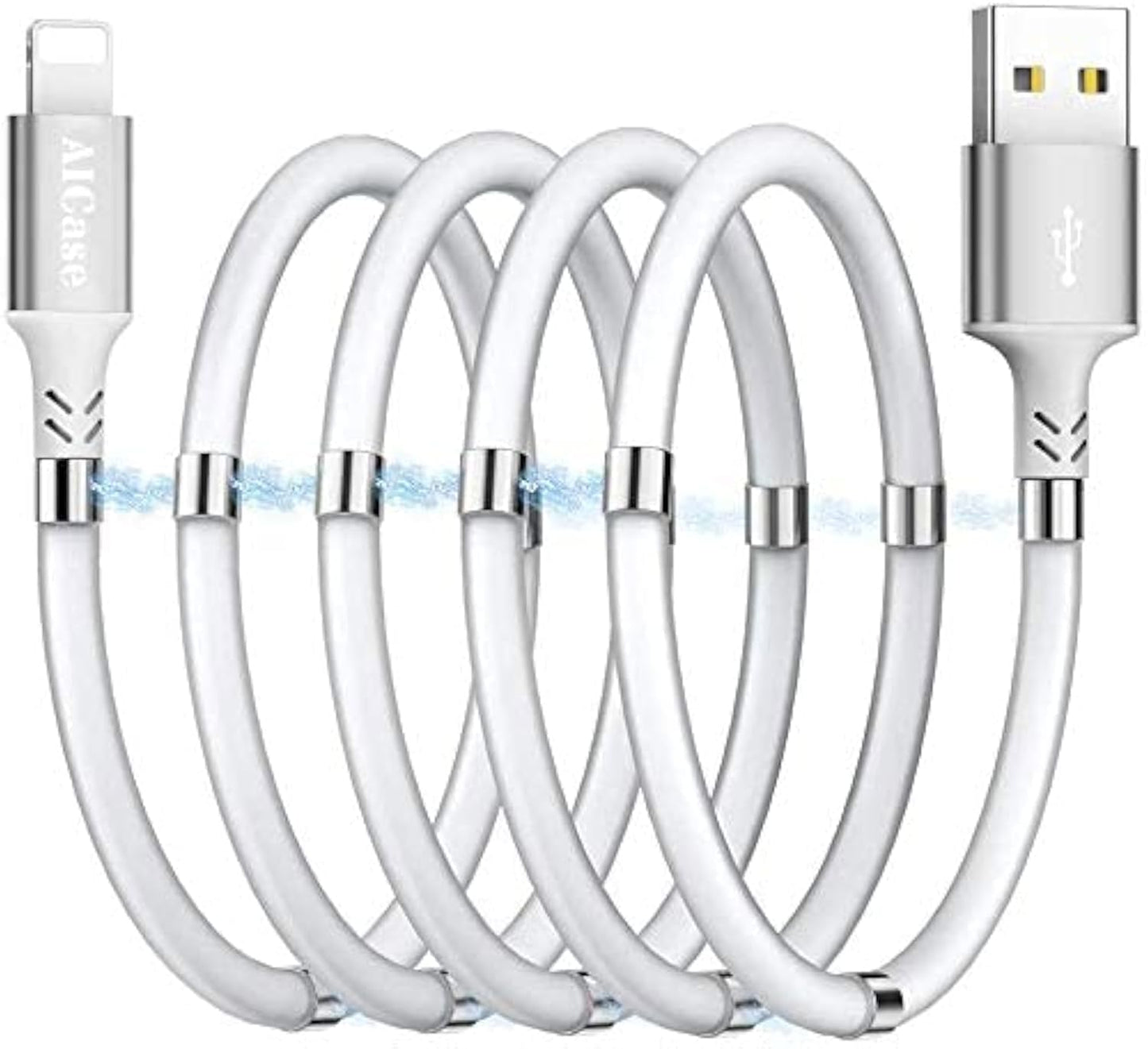 Magnetic Charging Cable,(3FT) Super Organized Charging Magnetic Absorption Nano Data Cable for Phone 14 13 12 11/XS/XS Max/XR/X/8/8 Plus/7/7…