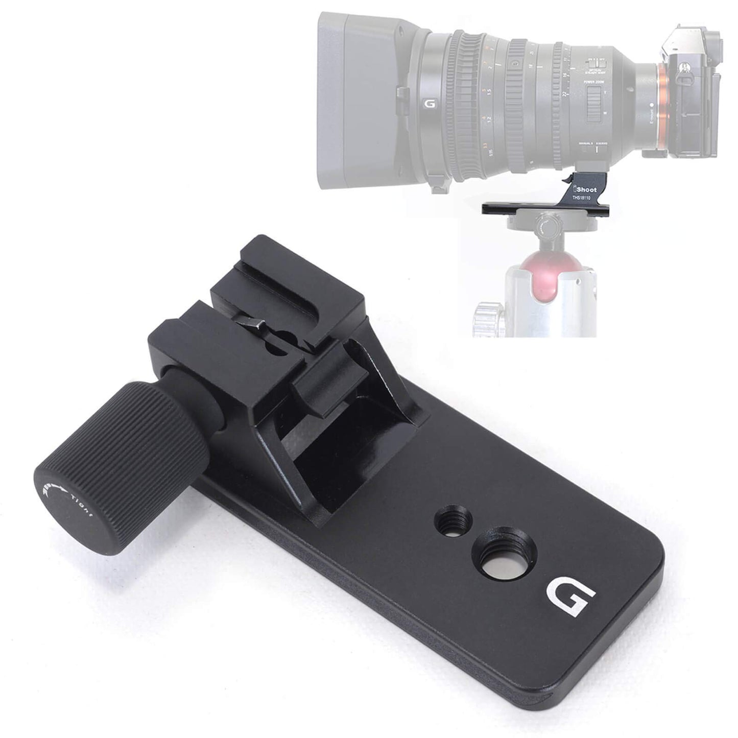iShoot Lens Collar Foot Tripod Mount Ring Socket Base Compatible with Sony FE 100-400mm f/4.5-5.6 GM OSS, 70-200mm f/2.8 GM OSS & II, 18-110mm f/4 G