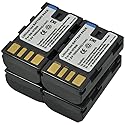 BTBAI Compatible bn-vf808 Battery for bn-vf815 bn-vf823 Digital Camera Video Camcorder (4X Battery)