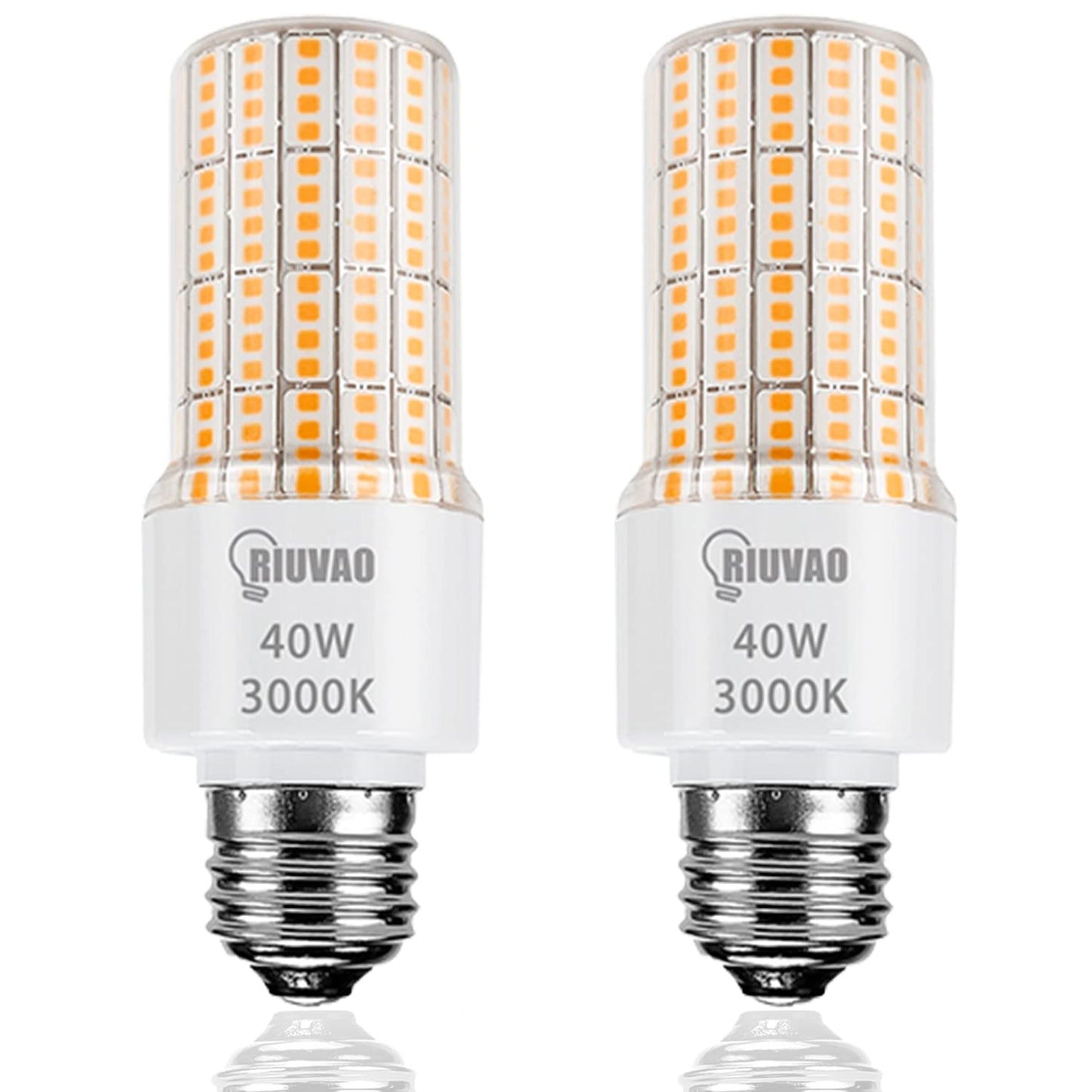 Led corn Light Bulbs 300W Equivalent Super Bright 5000Lm 3000K Warm White led Light Bulb E26/E27 Medium Base 40w Waterproof Led Bulb for Outdoor