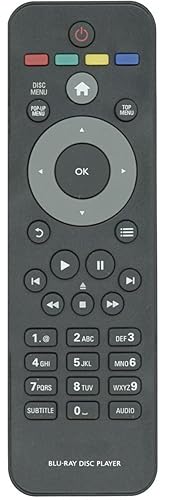 Blu-Ray DVD Remote for All Philips Blue-ray DVD Philips BDP3406