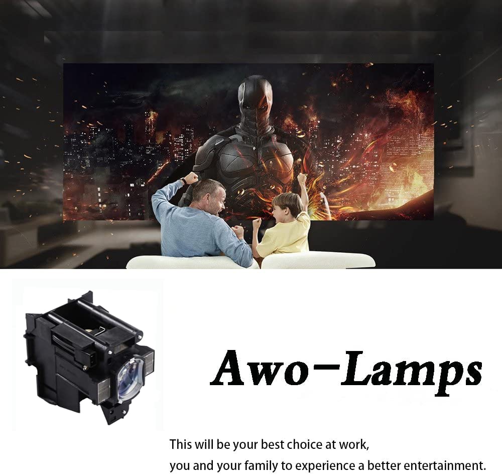 AWO Original UHP245W Lamp Bulb for 003-120707-01 / DT01285 / DT01281 with Housing for Christie LW401,LWU421,LX501 for HITACHI