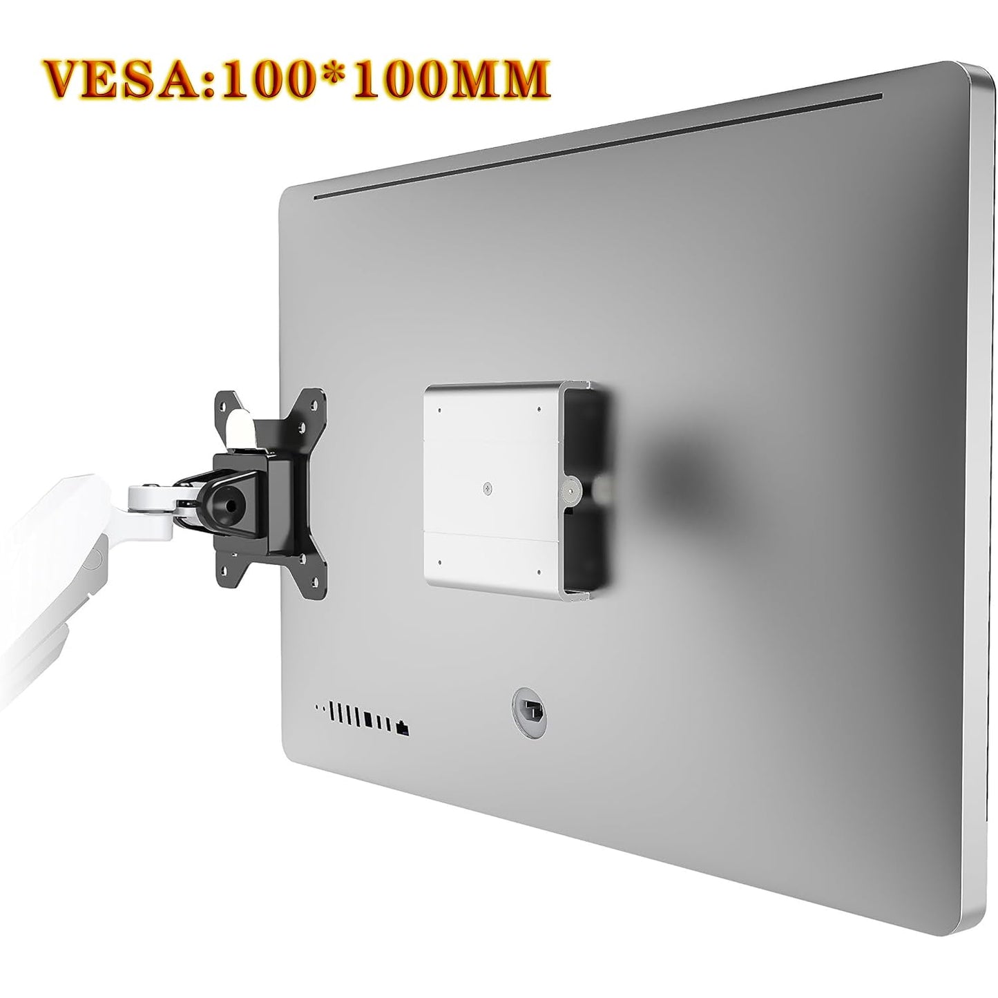 VESA Mount Adapter Kit for iMac 24 inch,27 inch (2009-2011 Aluminum),Compatible with LED Cinema Display,Thunderbolt Displays,Replaces Apple Bracket