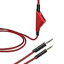 Sqrgreat Hizsoaor A10 Replacement Audio Cable with Volume Control Compatible with Astro A40/A40TR/A10 Gaming Headphones, Nylon Braided Cable Length…