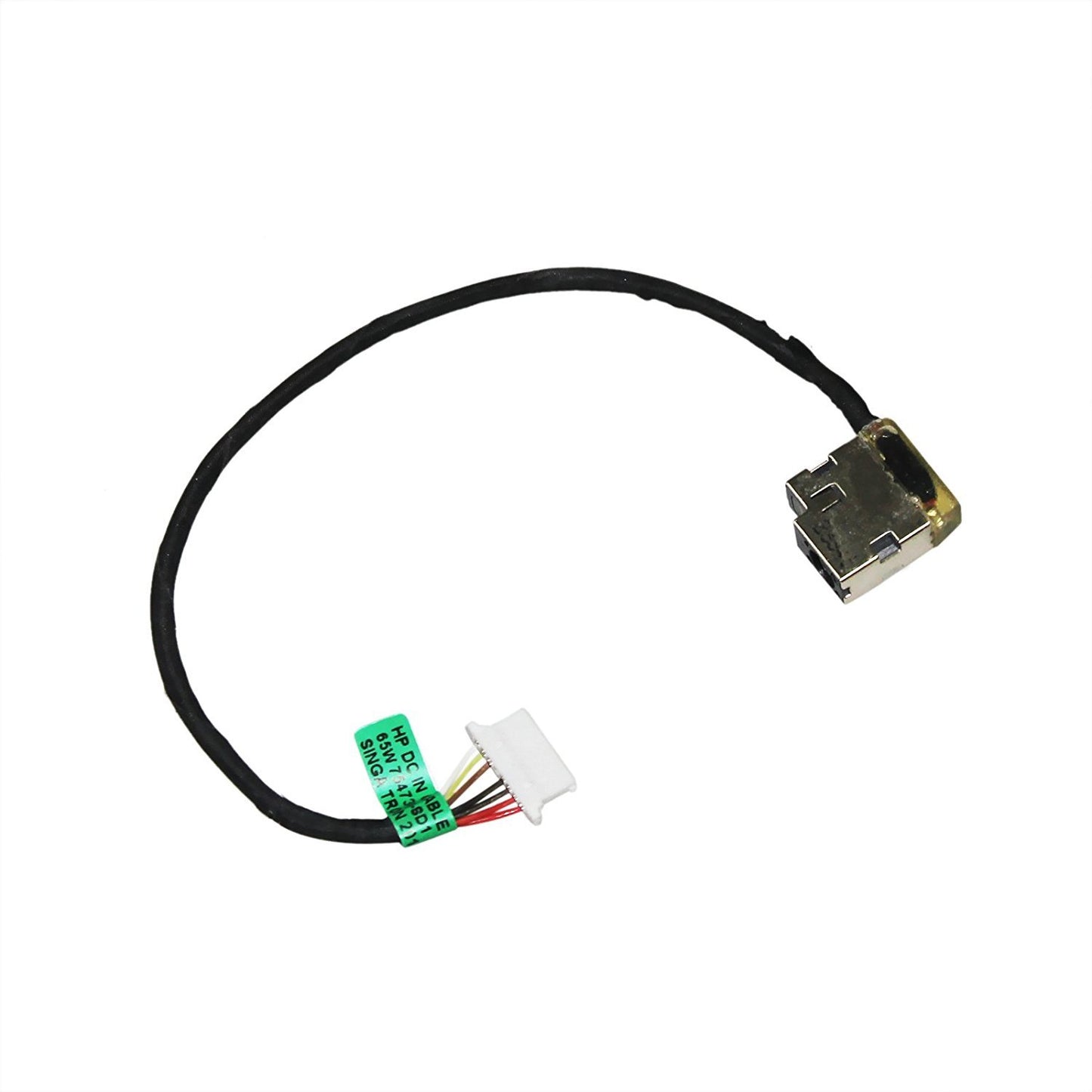 New AC DC Power Jack Plug Socket Cable Harness Replacement for HP Chromebook 15-ab243cl 15-ab253cl 15-ab257nr 15-ab035cy 15-ab053nr 15-ab054ca