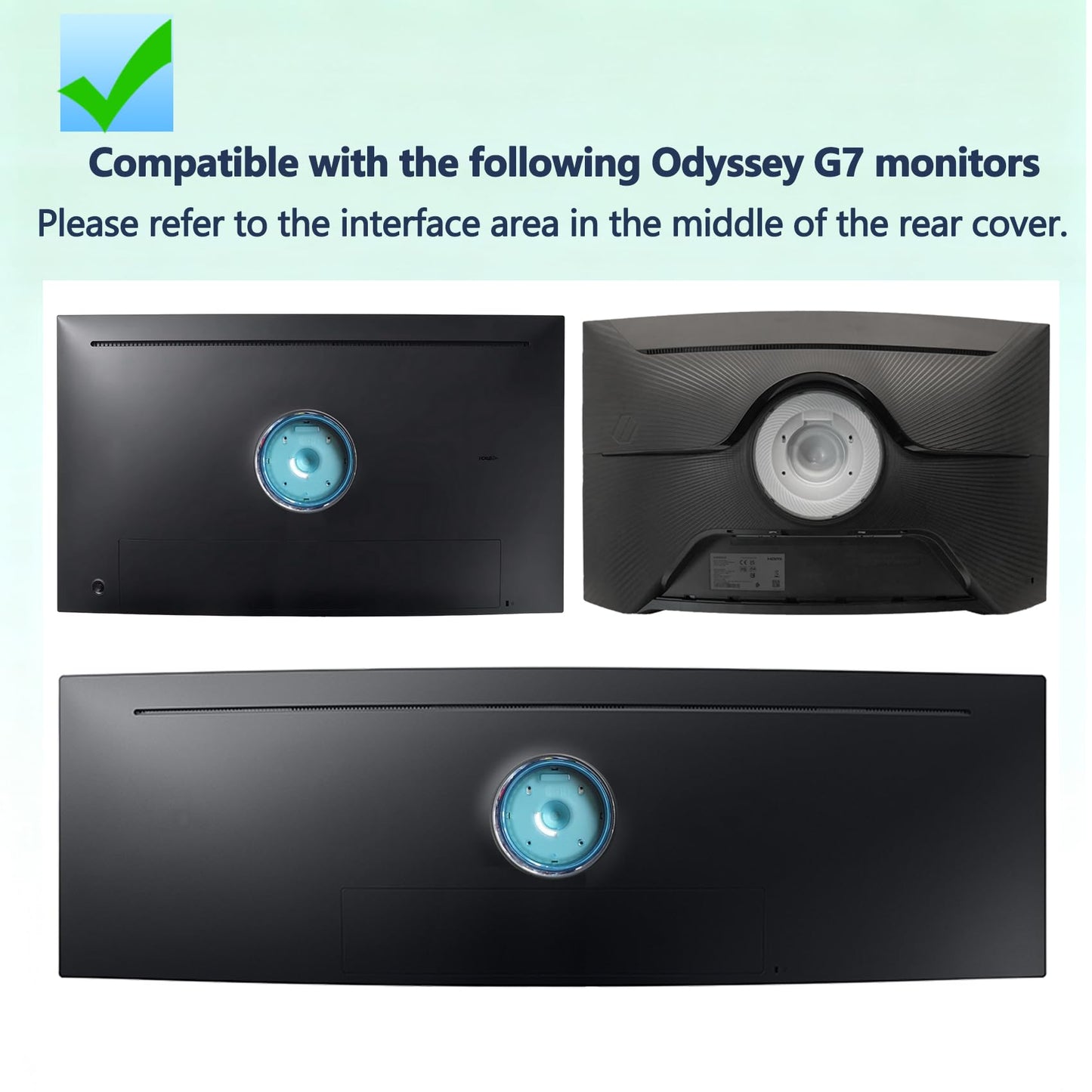Odyssey G7 VESA Wall Mount Adapter Compatible with Samsung G7 G6 Monitor for 49in G65B G70A G70B G75NB G75T G77T CJ890 CRG9 CHG90 S95UA (All 43in