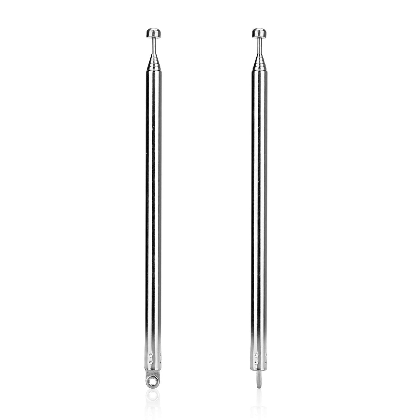 ENUODA 7 Sections Telescopic 15-74cm FM Antenna,Portable Radio Antenna Replacement,Compatible with Indoor Portable Radio,Home Stereo Receiver,AV Audio