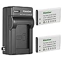 Kastar 2-Pack IA-BH130LB Battery and AC Wall Charger Replacement for Samsung HMX-W300 HMX-W300HD HMX-W300BN HMX-W300RN HMX-W300RP HMX-W300YN