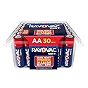 Rayovac Fusion AA Batteries (30 Pack), Double A Alkaline Batteries