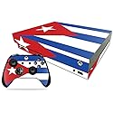 MightySkins Skin Compatible with Xbox One X Combo - Cuban Flag | Protective, Durable, and Unique Vinyl Decal wrap Cover | Easy to Apply, Remove,