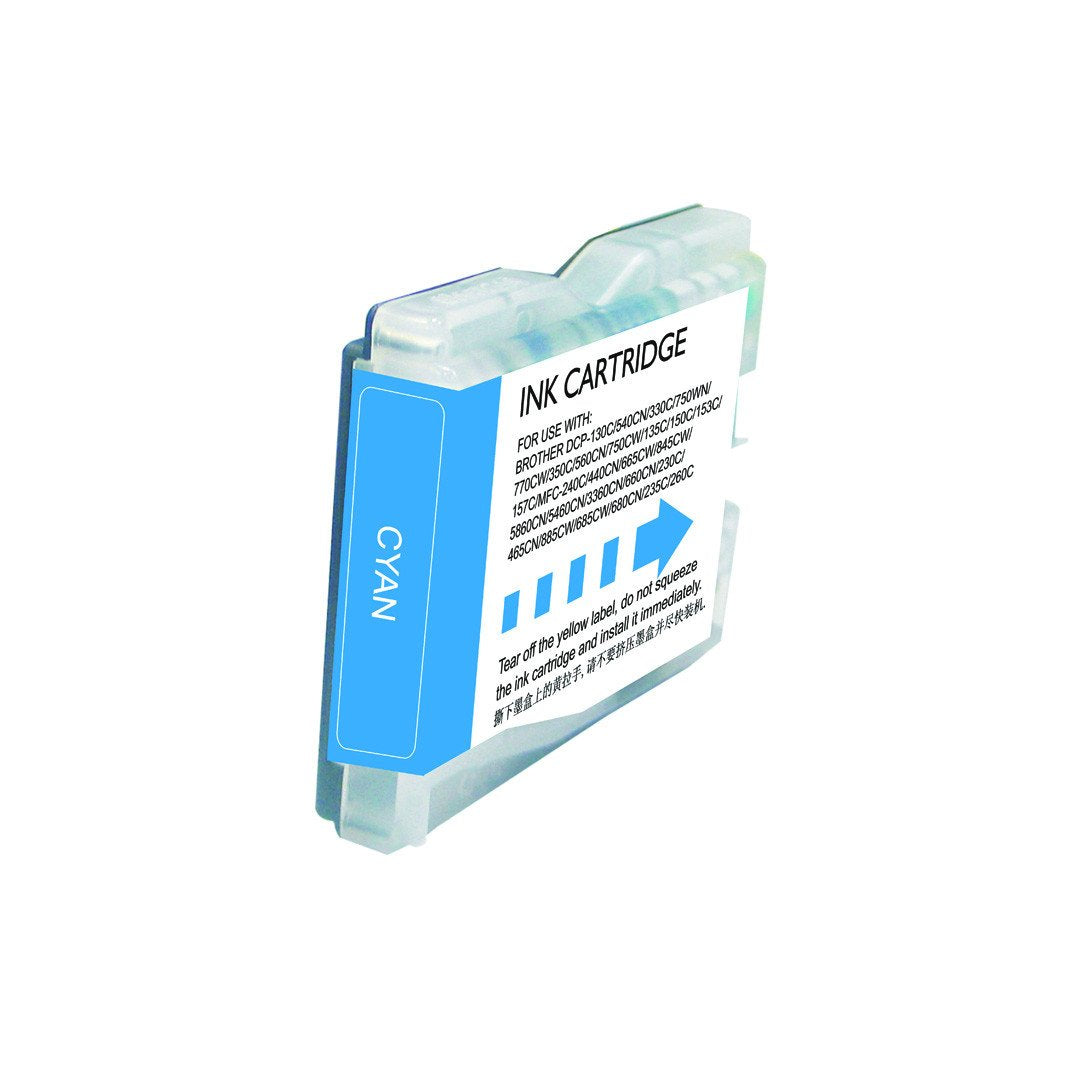 BROTHER Brother LC51C - Cyan - original - ink cartridge - for DCP 350, FAX 2580, IntelliFAX 1860, 1960, 2580, MFC 230, 3360, 465, 5860, 685, 845, 885