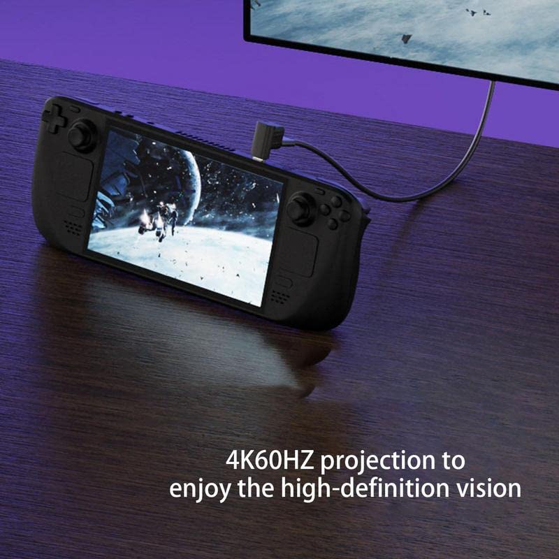 10Gbps USB C Connector Adapter 2 in 1 USB C Right Angle Adapter PD 100W Data Transfe Fast Charging Adapter for Steam Deck Laptop Tablet More…