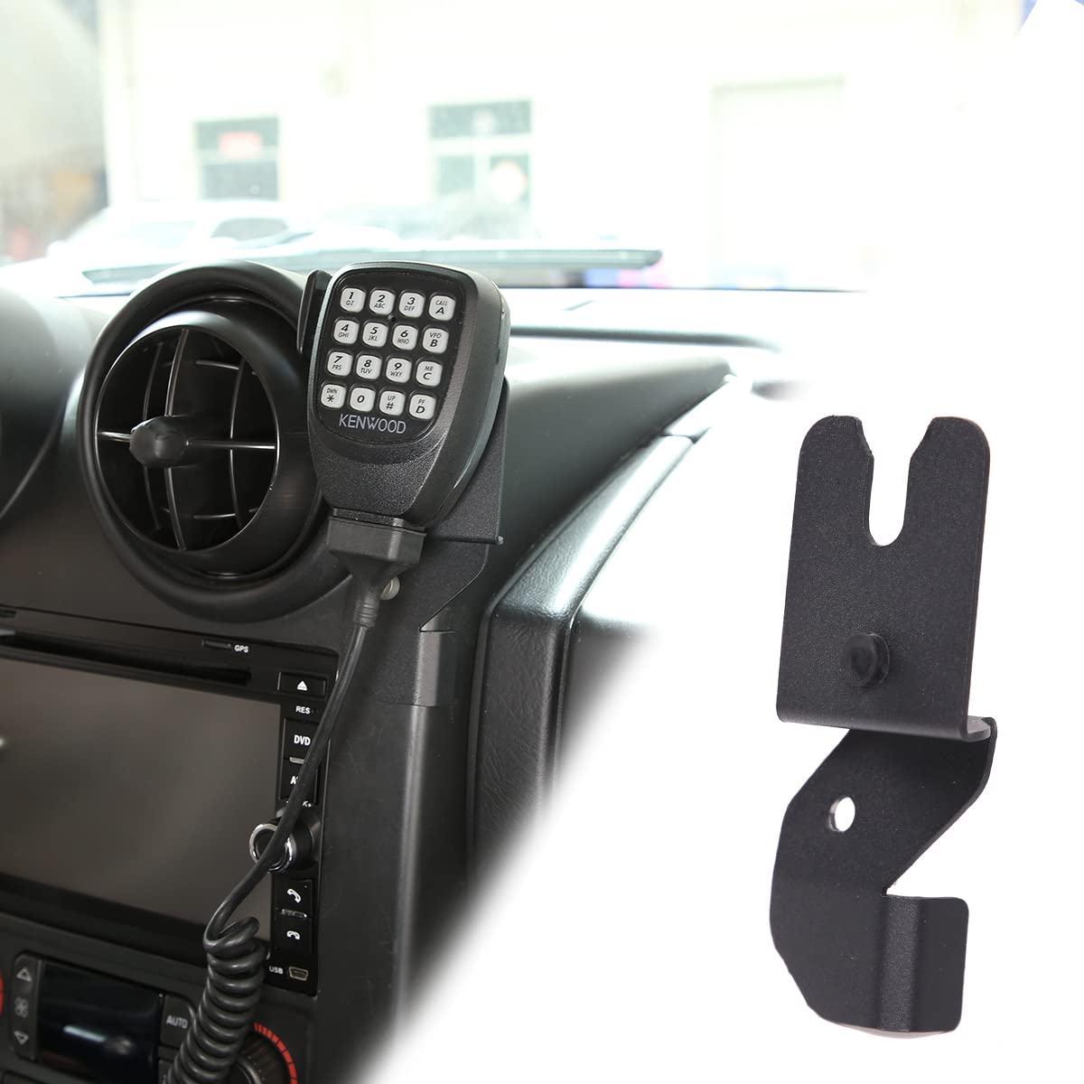 PIUGILH Walkie Talkie Mount Bracket,Bolt-on Stand Bracket Organizer for Hummer H2 2003-2007,Interphone Support Holder (Right)