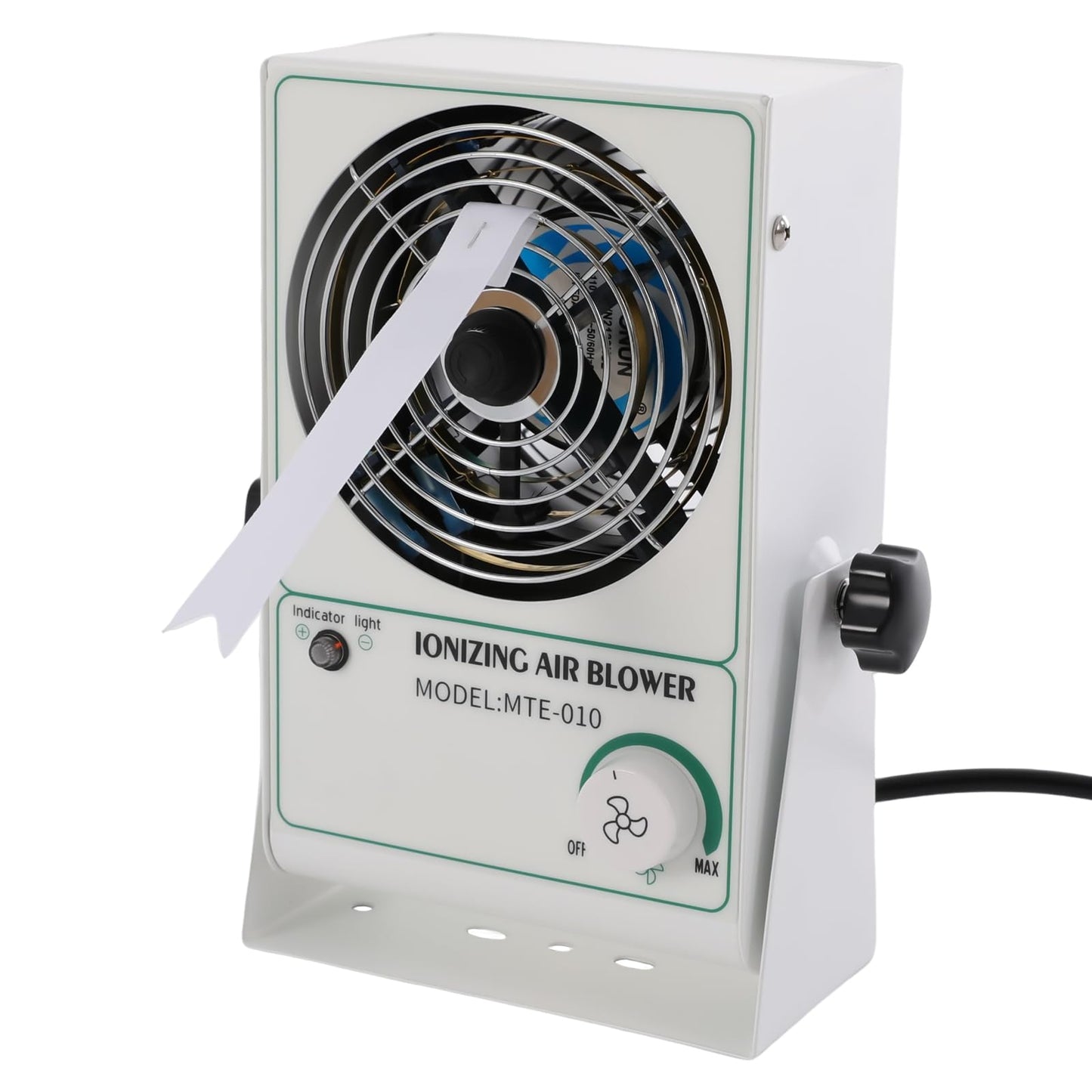 LIKARVA Ionizing Air Blower New Cleaning Type Electro-Static Eliminator Desktop Anti Static Ionizer Fan AC 110V for Households, Production Lines