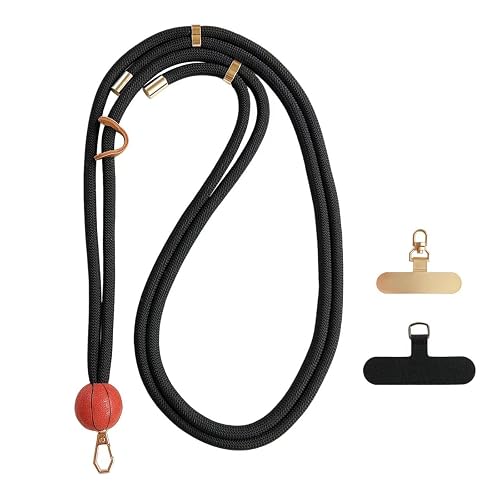 Yuxitonda Phone lanyard, phone lanyard with basketball pendant, phone crossbody strap (basketball)