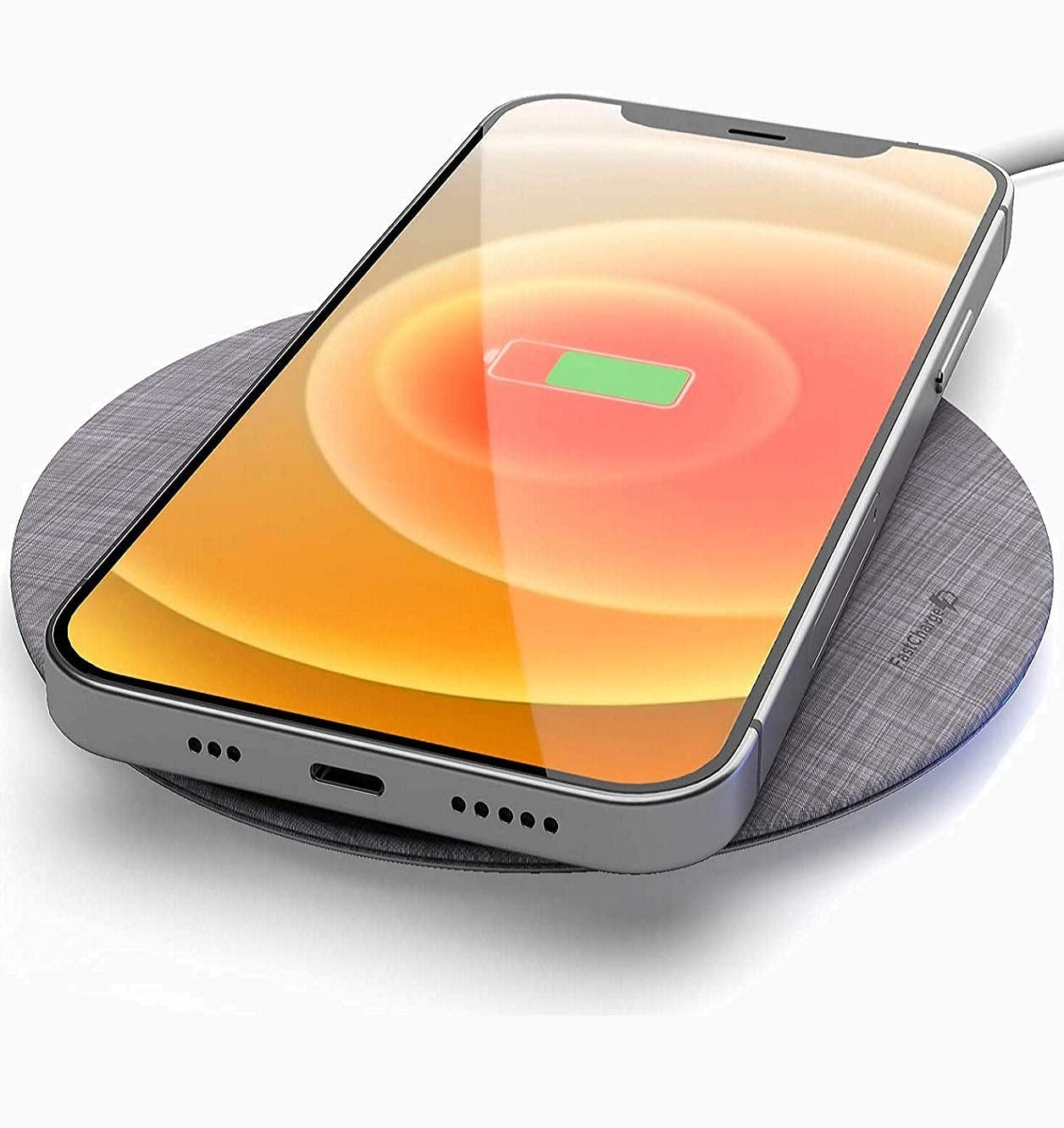 Galvanox Magnetic Wireless Charger, MagSafe-Compatible Desktop Pad with 15W Fast Charging for iPhone 14/14 Pro Max/iPhone 13/13 Pro Max (Solid