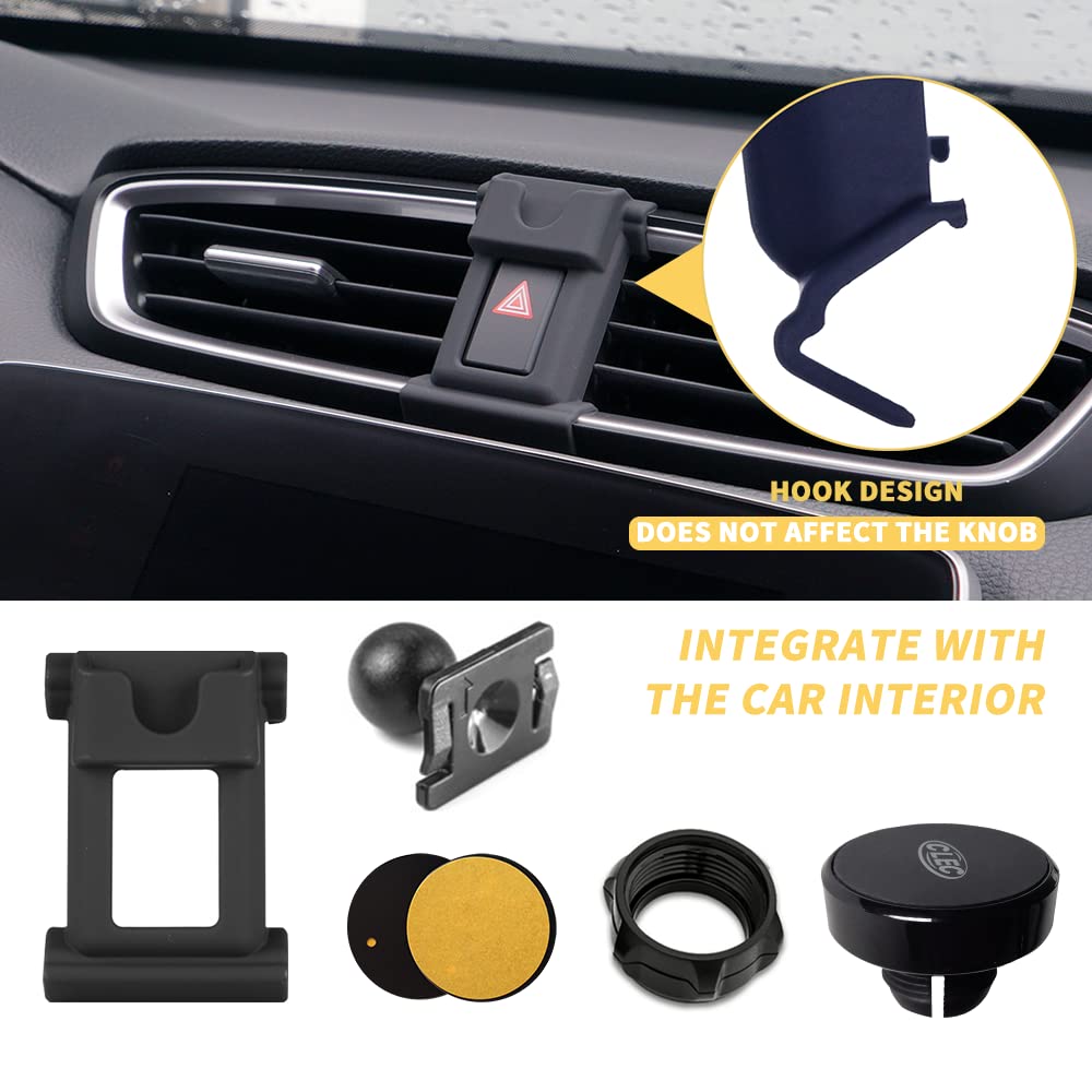 KUCOK Car Phone Holder Mount Fit for Honda CR-V Hybrid 2017 2018 2019 2020 2021 2022, Hands Free Mini Phone Car Mount Magnetic, Air Vent Car Cell