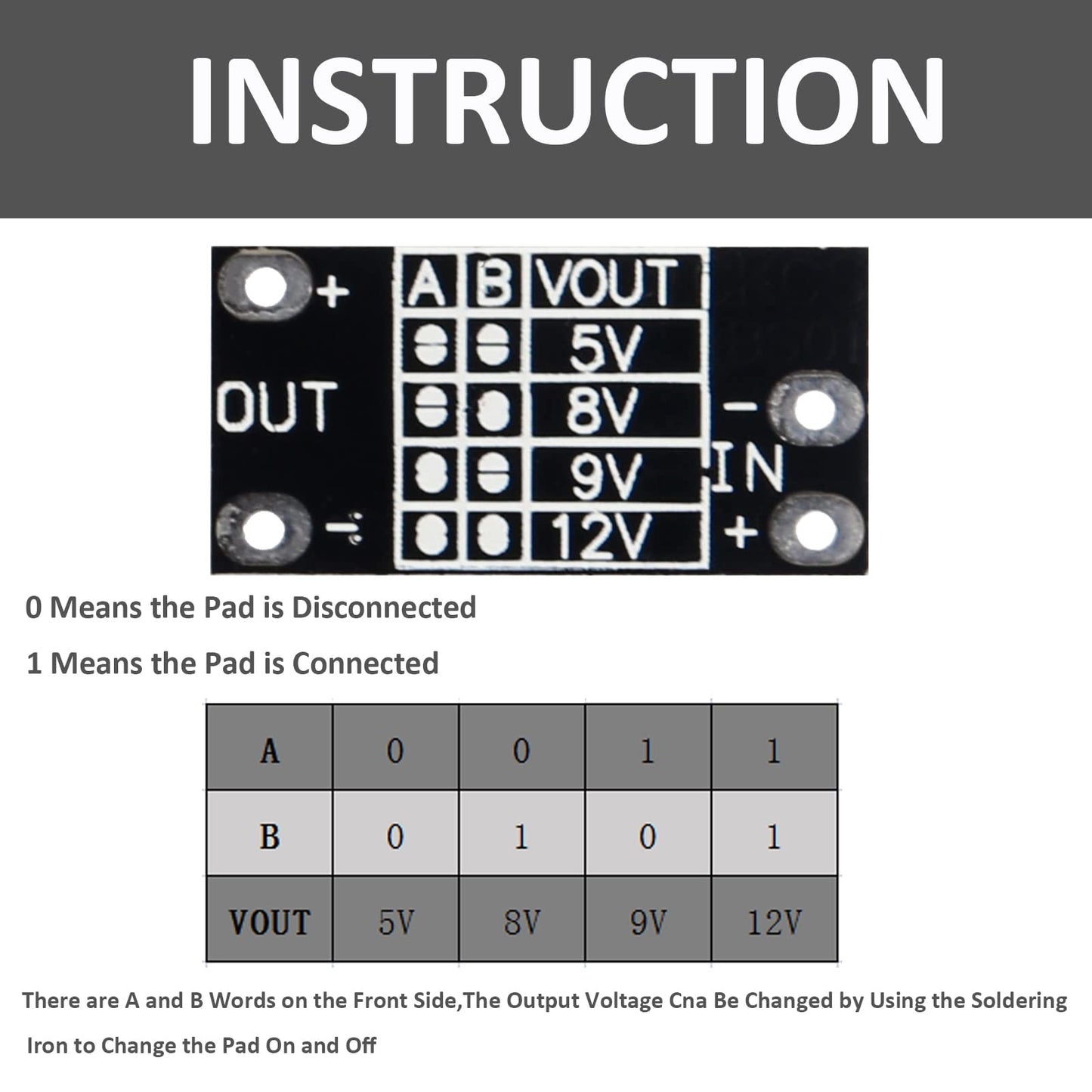 DIANN 10pcs 3.7V to 5V 8V 9V 12V Mini DC-DC Boost Module Step Up Board with LED Indicator for Electronic DIY