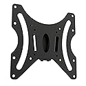 Master Mounts 110 Low Profile - Fixed/Flat TV Wall Mount LED LCD Fits up to 50" and 66 Pound Screens VESA 75x75 100x100 200x100 200x200 (Black)