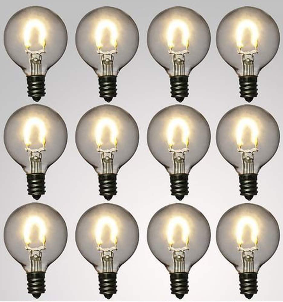 12-Pack Sunlitec Solar G40 Replacement Bulbs