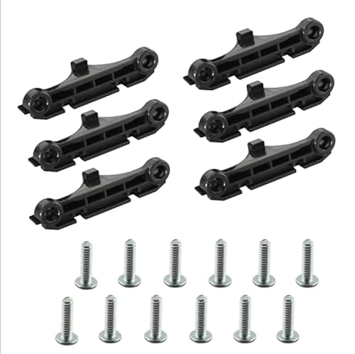 SJZBIN CPU Fan Bracket 3Pairs Black CPU Fan Support Brackets Retainer Brackets Plate Support Holders for AM4 AMD
